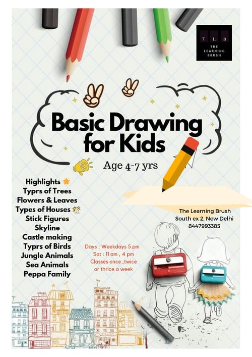The Learning BRUSH-Basic Drawing for Kids