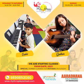 Rhythm Playschool-Casio N Guitar Classes