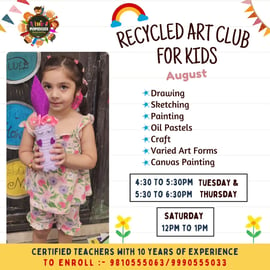 The Popsicles-RECYCLED ART CLUB FOR KIDS