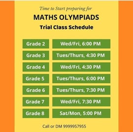 Nurture Roots-MATHS OLYMPIADS