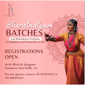 Stance Dance Studio-Bharatnatyam Batches