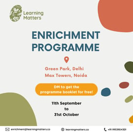 Shibanshu Learning Matters-ENRICHMENT PROGRAMME