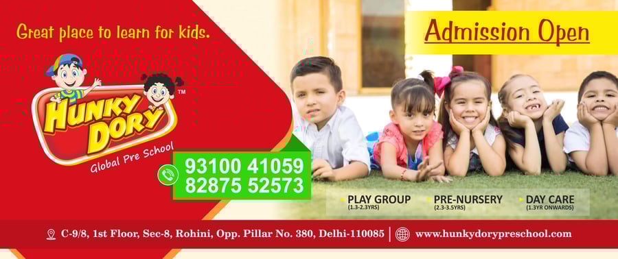 Hunky Dory Global Pre School-Admission Open