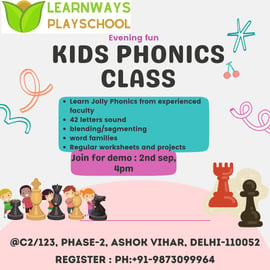 Learnways Playschool-Kids Phonics Demo Class