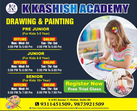 K KASHISH ACADEMY-DRAWING & PAINTING