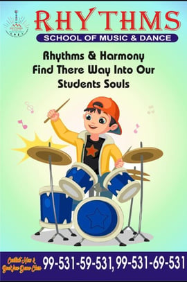 RHYTHMS SCHOOL OF MUSIC & DANCE-Drum Class