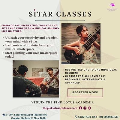 The Pink Lotus Academia-SITAR CLASSES