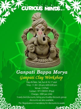 Curious Minds-Ganpati Clay Workshop