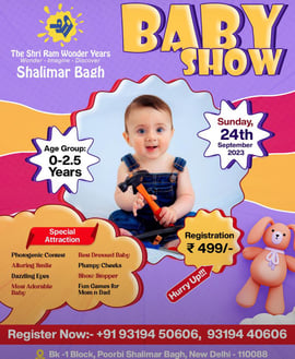 The Shri Ram Wonder Years-Baby show