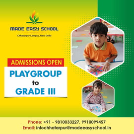 Made Easy school-Admissions Open