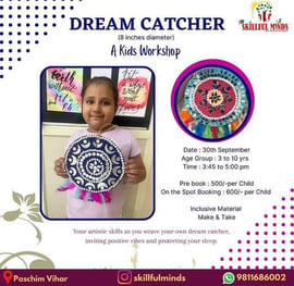 Skillful minds-DREAM CATCHEF A Kids Workshop
