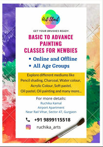 Art Start Drawing and Painting Classes for All-BASIC TO ADVANCE PAINTING CLASSES