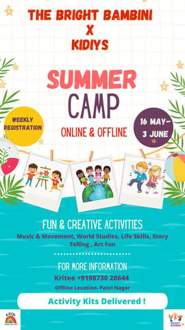 The Bright Bambini & KIDIYS Summer Camp