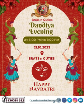 Brats n Cuties-Dandiya Evening