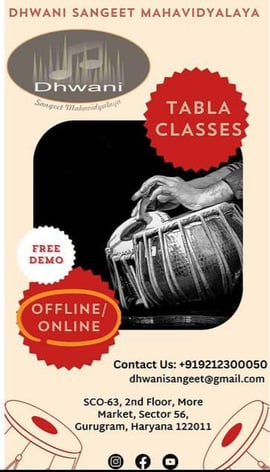 Dhwani Sangeet Mahavidyalaya-TABLA CLASSES