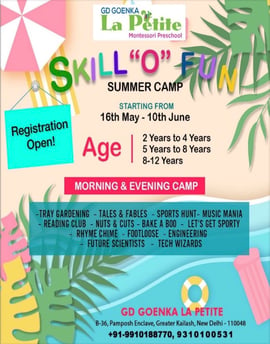 GD Goenka La Petite GK-1 Summer Camp