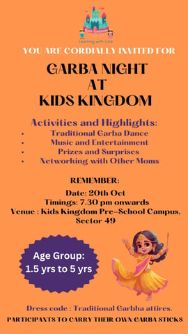 Kids Kingdom Pre-School-Garba-Night