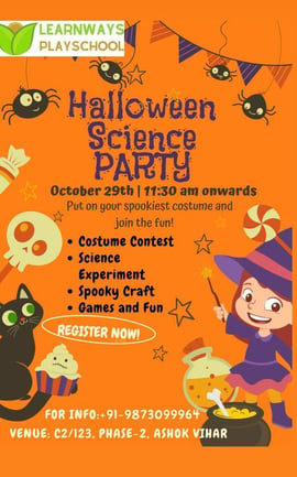 Learnways Playschool-Halloween Science PARTY