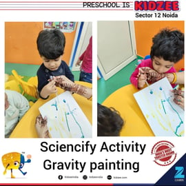 Kidzee-Gravity Painting