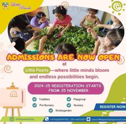 Little Pearls Play School-Admissions Open