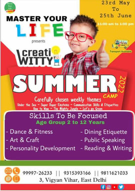 Master Your Life -  Creatiwitty - Summer Camp 2022