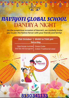 Navjyoti Global Foundation School-DANDIYA NIGHT