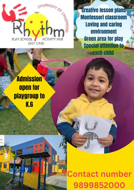 Rhythm Playschool-ADMISSION OPEN