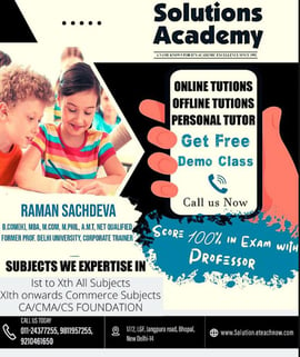 Solutions academy-Home Tuitions