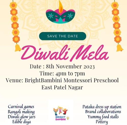 The Bright Bambini-Diwali Mela