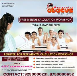 BEPIC After School-FREE MENTAL CALCULATION WORKSHOP