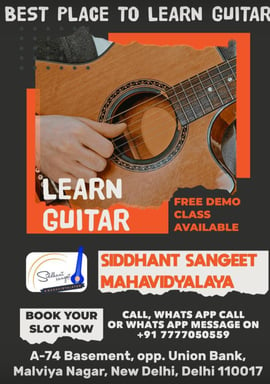 Siddhant Sangeet Mahavidyalaya-LEARN GUITAR