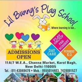 Lil Bunnys Play School and Daycare-Admissions Open