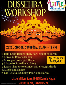 Little Millennium-DUSSEHRA WORKSHOP