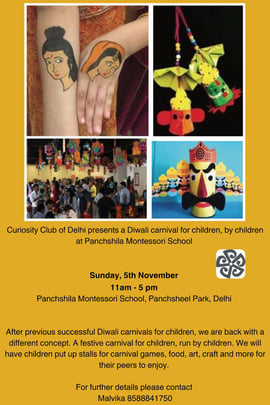 Panchshila Montessori School-Diwali carnival