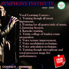 SYMPHONY MUSIC ACADEMY-Vocal Learning Courses