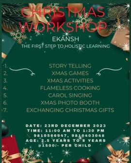 Ekansh CHRISTMAS workshop