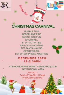 Stepup learning priyaa-christmas carnival